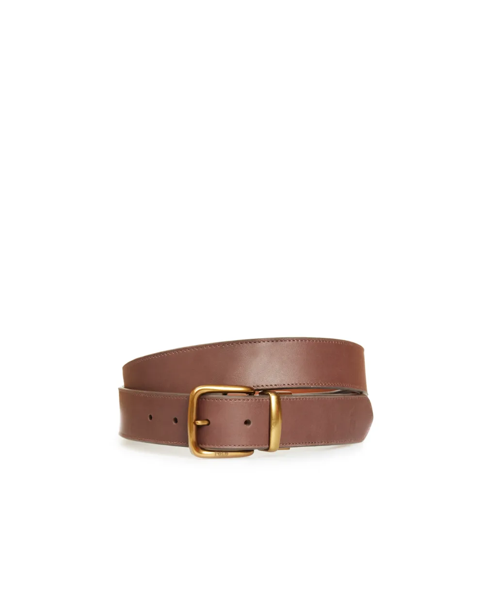 Кожаный ремень Polo Ralph Lauren 405845454001, коричневый цвет • Купить в интернет-магазине Kameron