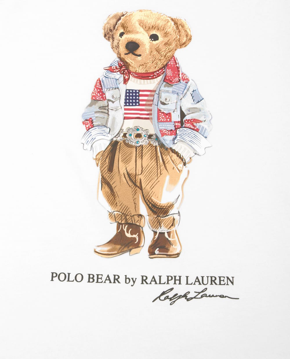 Детская футболка Polo Bear Polo Ralph Lauren Kids 312850649001, белый цвет • Купить в интернет-магазине Kameron