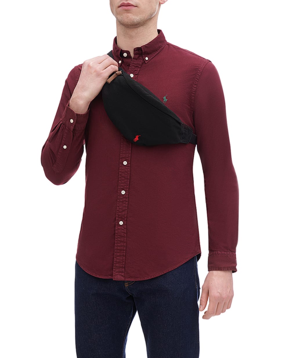 Сумка на пояс Polo Ralph Lauren 405842687001, черный цвет • Купить в интернет-магазине Kameron