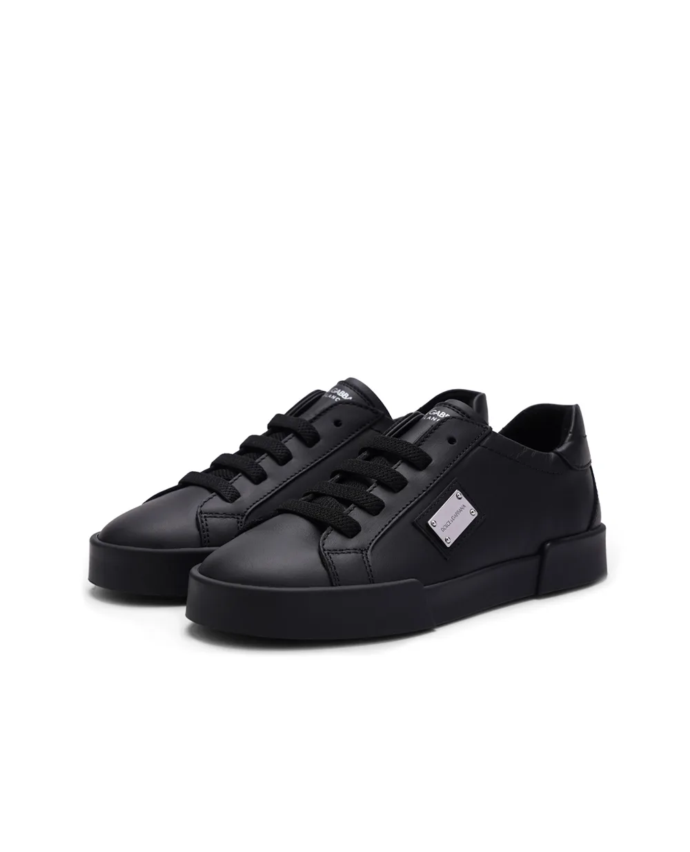 Детские кеды Dolce&Gabbana Kids DA5183-A3444-L, черный цвет • Купить в интернет-магазине Kameron