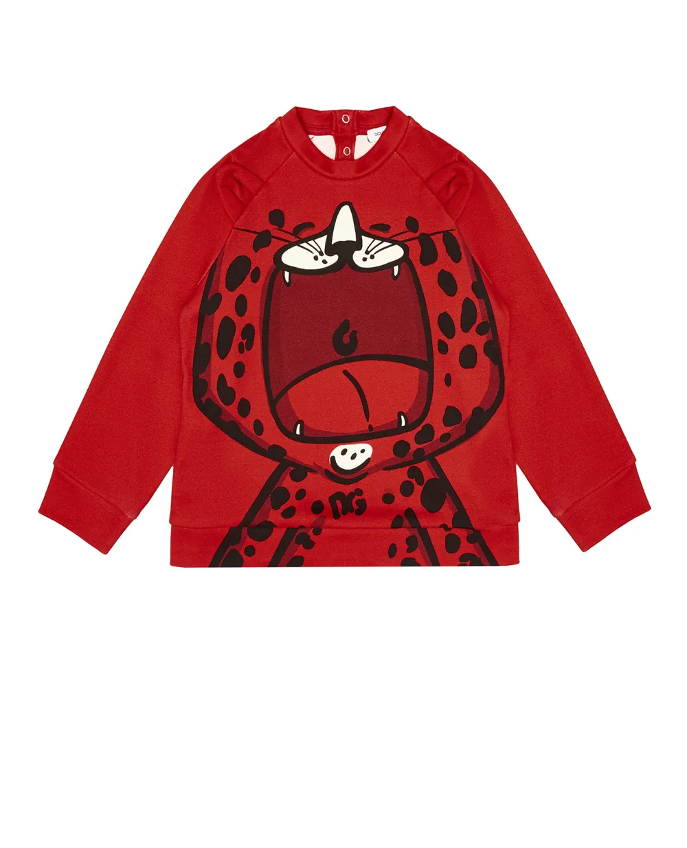 Детский свитшот Dolce&Gabbana Kids L1JWDG-G7B2E, красный цвет • Купить в интернет-магазине Kameron