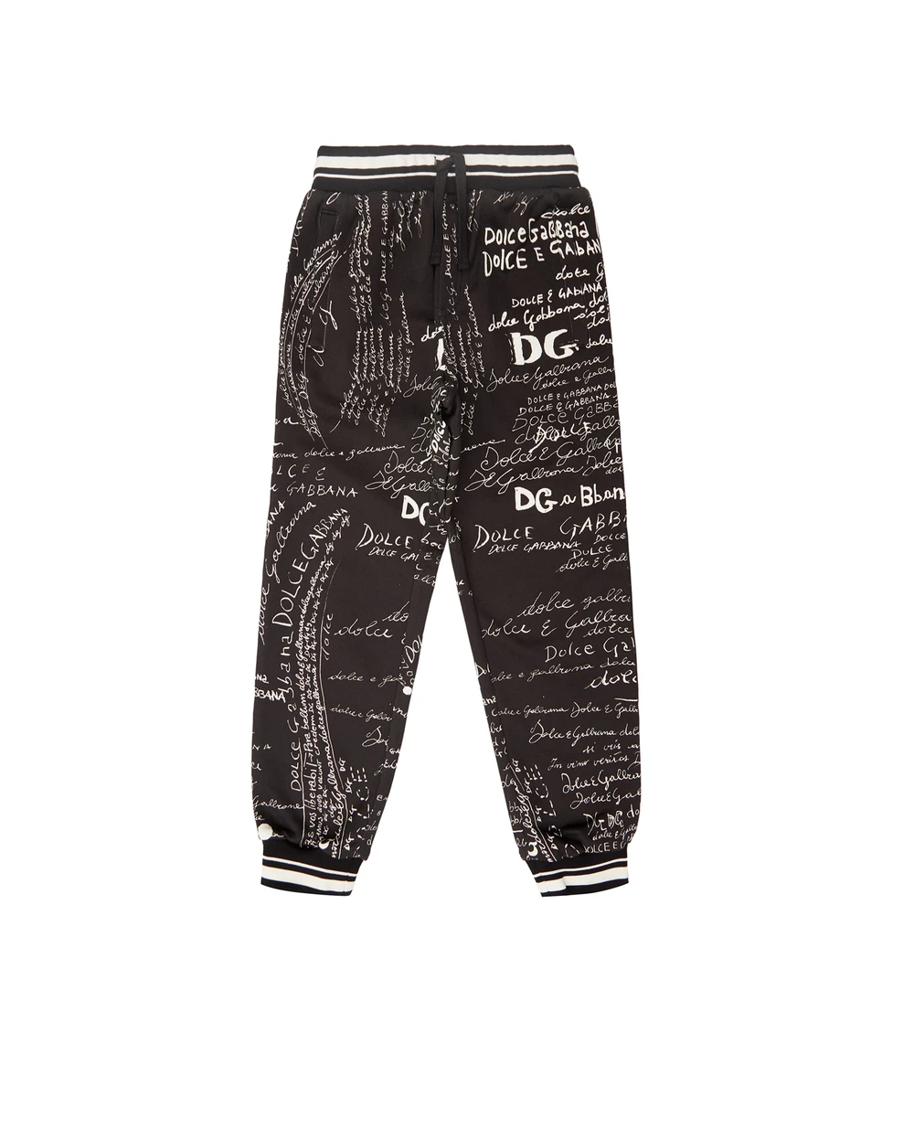 Спортивные брюки Dolce&Gabbana Kids L4JPBQ-G7XBS-S, черный цвет • Купить в интернет-магазине Kameron