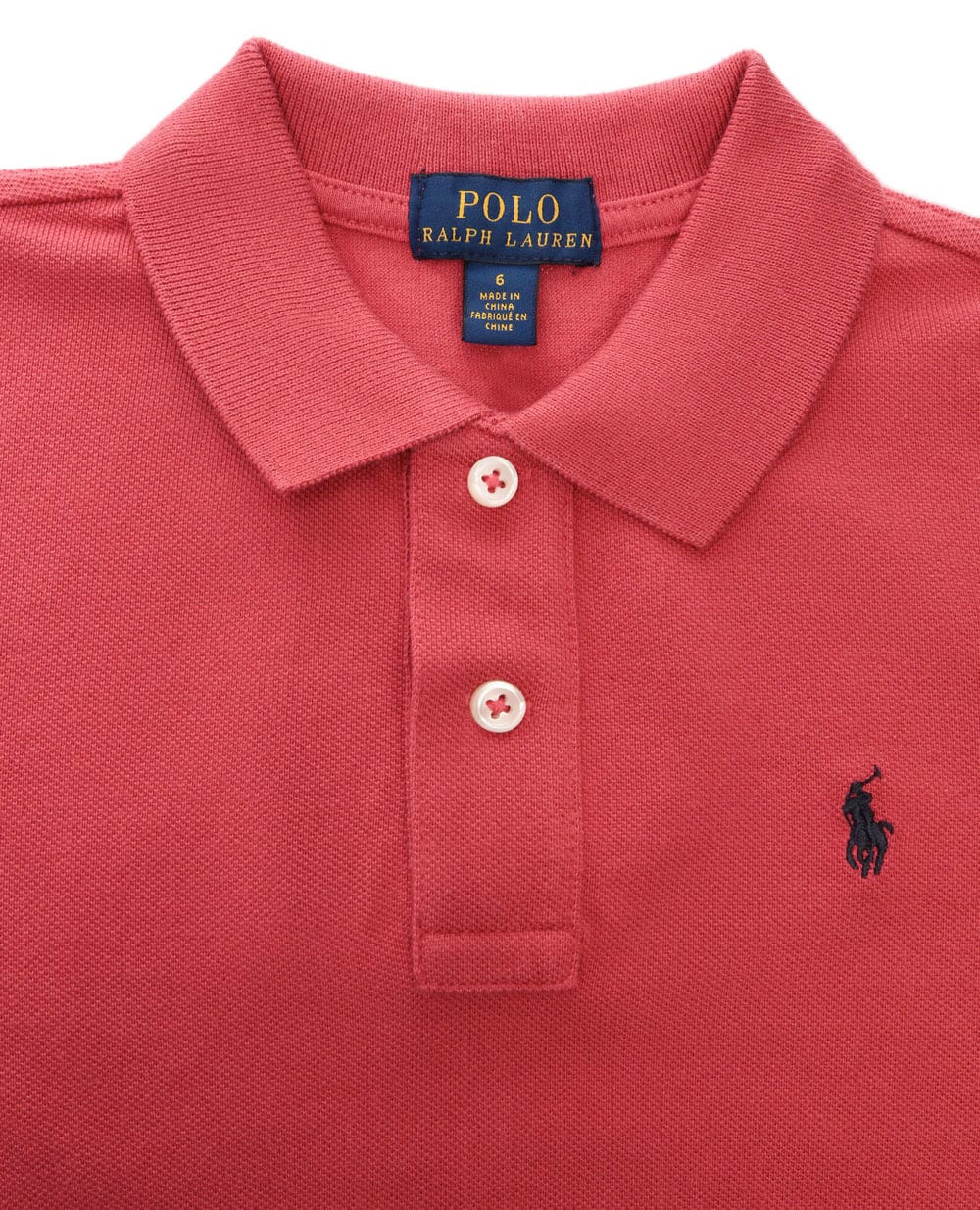 Детское поло Polo Ralph Lauren Kids 322703632010, красный цвет • Купить в интернет-магазине Kameron