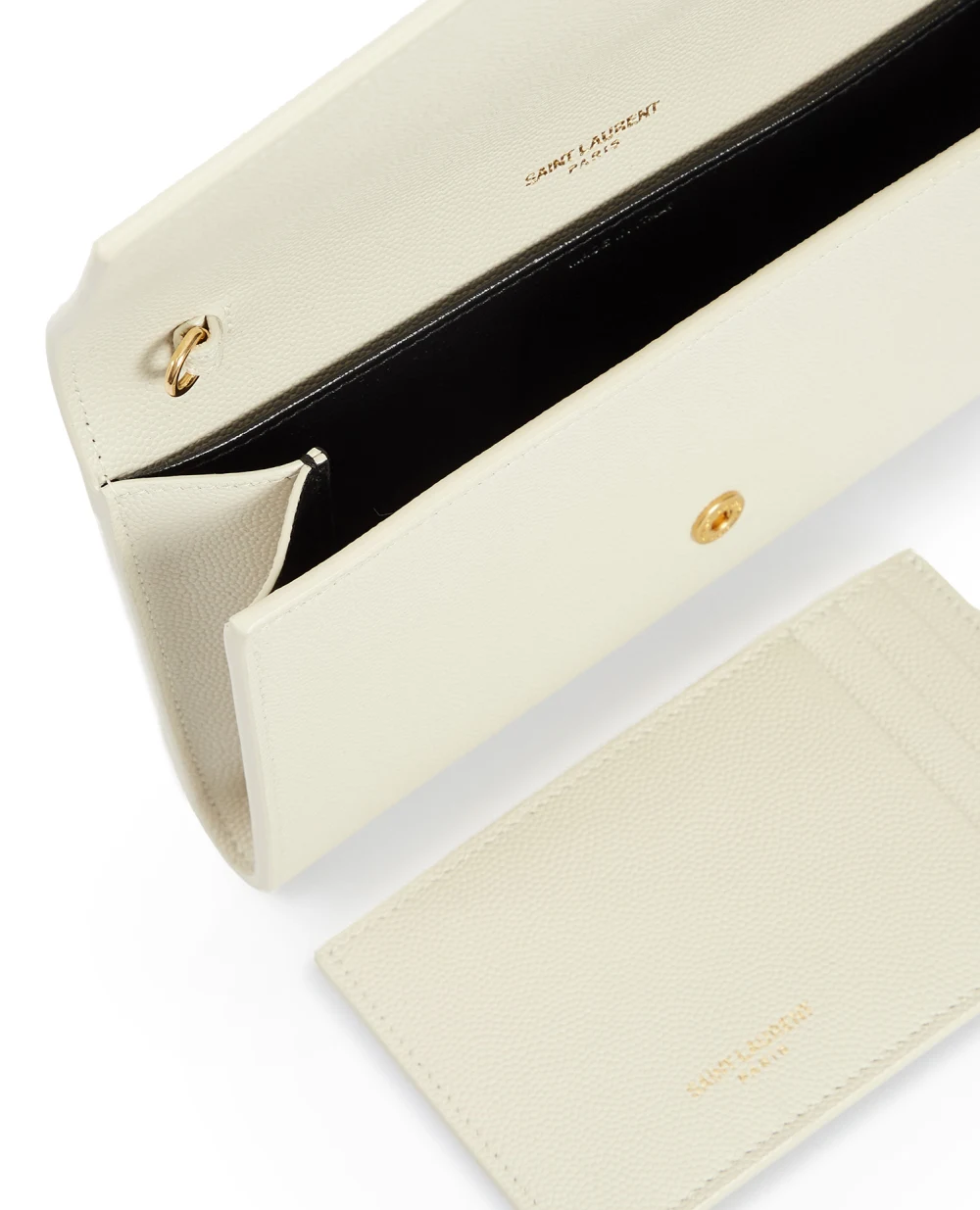 Сумка Uptown Chain Wallet Saint Laurent 607788-1GF0J-, белый цвет • Купить в интернет-магазине Kameron