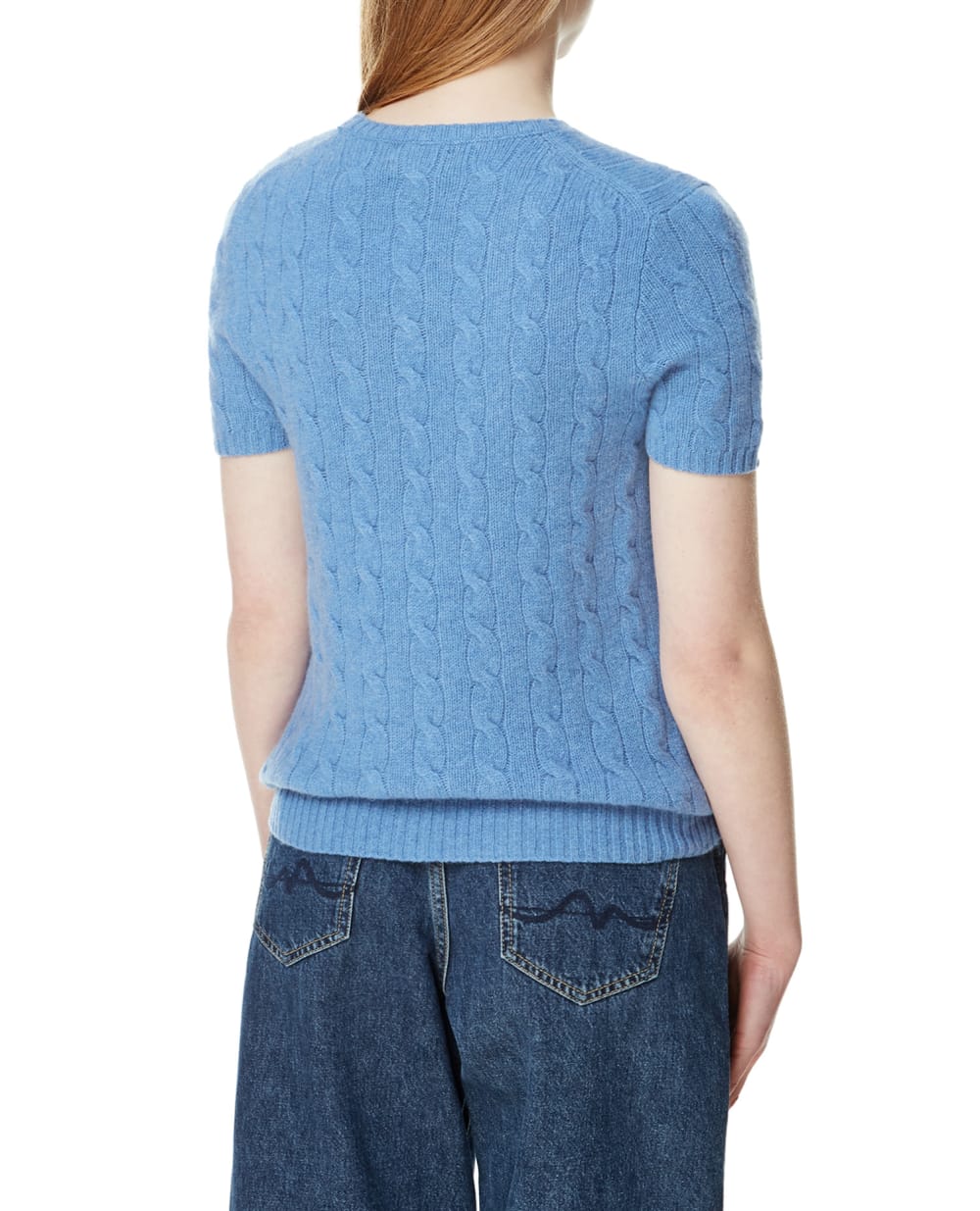 Шерстяной джемпер Polo Ralph Lauren 211873374002, голубой цвет • Купить в интернет-магазине Kameron