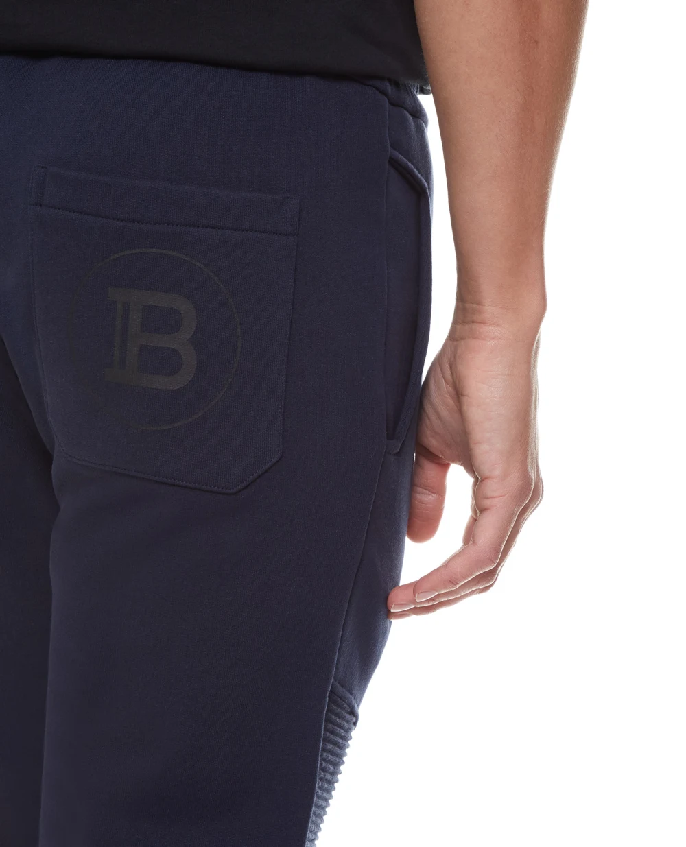 Спортивные брюки Balmain XH1OB000BB24, синий цвет • Купить в интернет-магазине Kameron