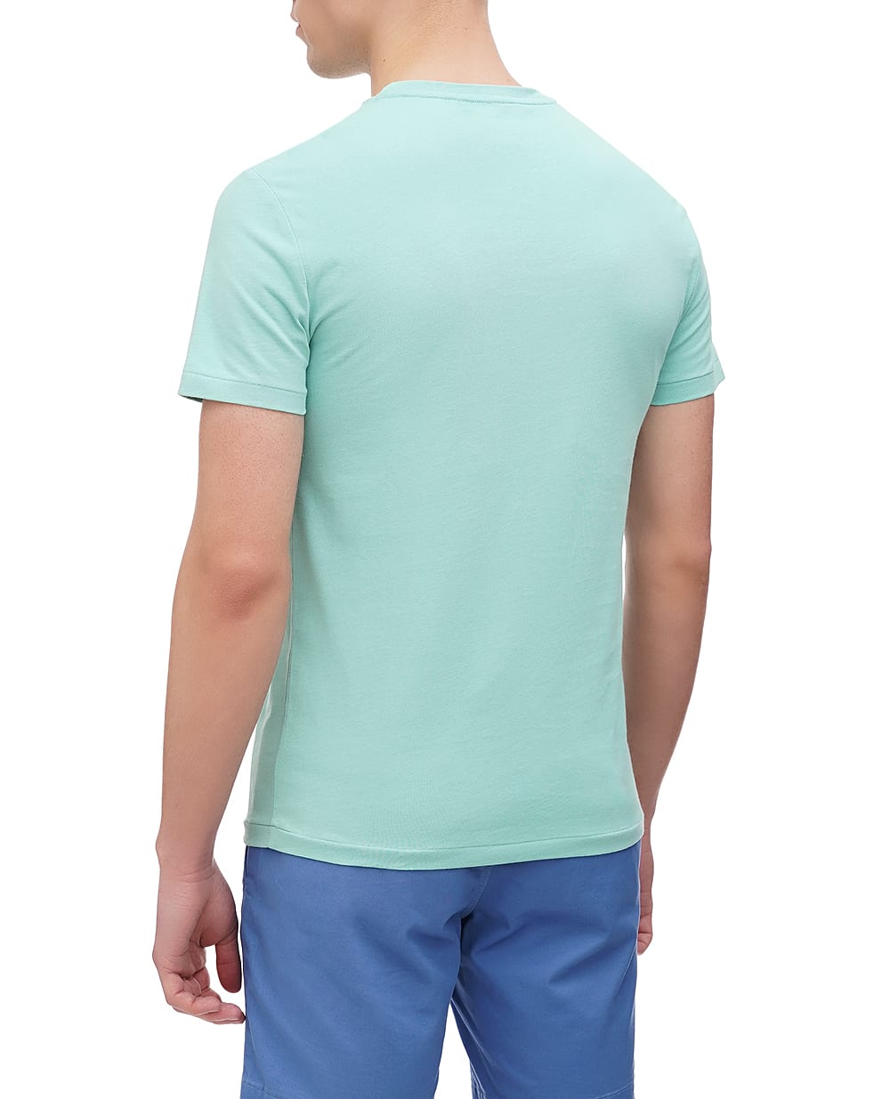 Футболка Polo Ralph Lauren 710671438361, мятный цвет • Купить в интернет-магазине Kameron