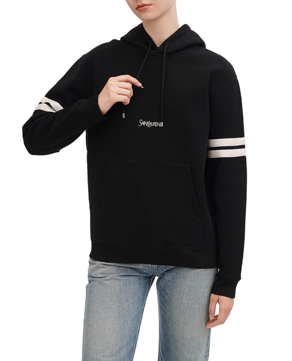 Худи Saint Laurent 757076-Y36SW, черный цвет • Купить в интернет-магазине Kameron