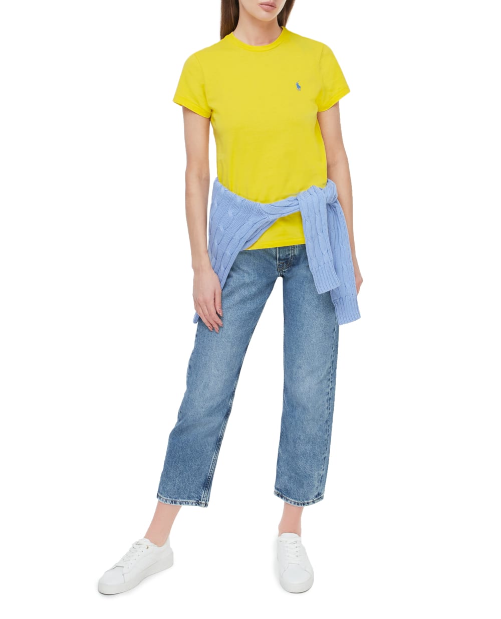 Футболка Polo Ralph Lauren 211898698001, желтый цвет • Купить в интернет-магазине Kameron