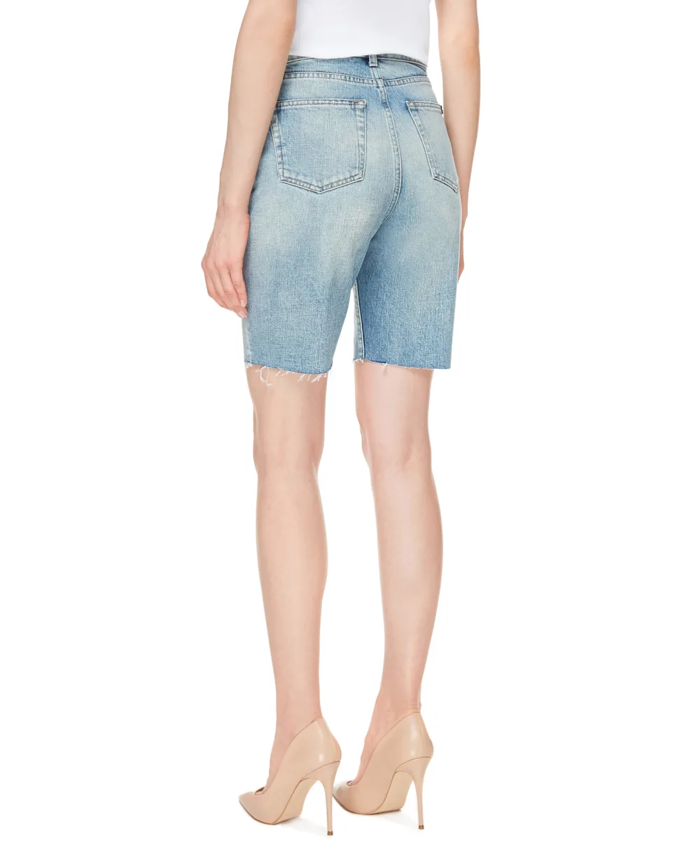 Шорты Saint Laurent 644079-YS862, синий цвет • Купить в интернет-магазине Kameron