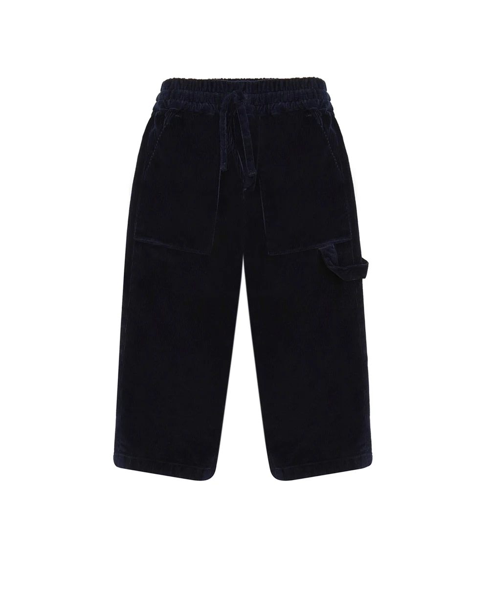 Вельветовые брюки Dolce&Gabbana Kids L43P67-LT369-B, синий цвет • Купить в интернет-магазине Kameron
