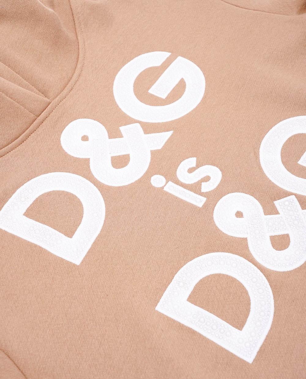 Детское худи Dolce&Gabbana Kids L5JW9P-G7KD3-B, бежевый цвет • Купить в интернет-магазине Kameron