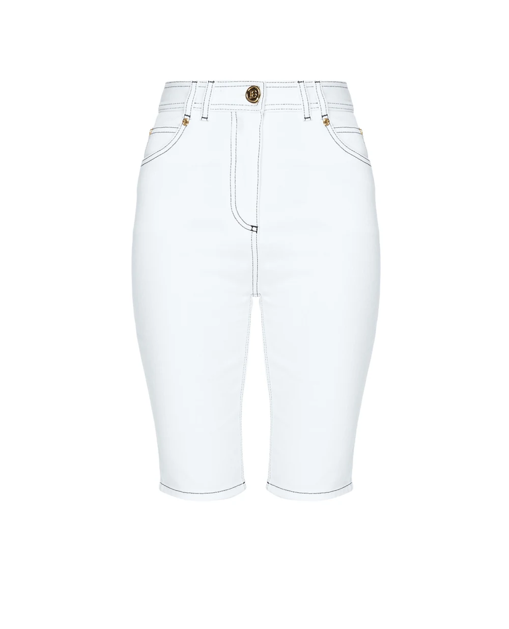 Шорты Balmain VF15425D087, белый цвет • Купить в интернет-магазине Kameron
