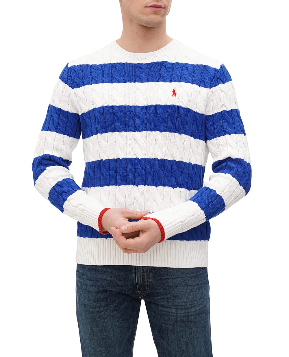 Джемпер Polo Ralph Lauren 710A33369001, белый цвет • Купить в интернет-магазине Kameron