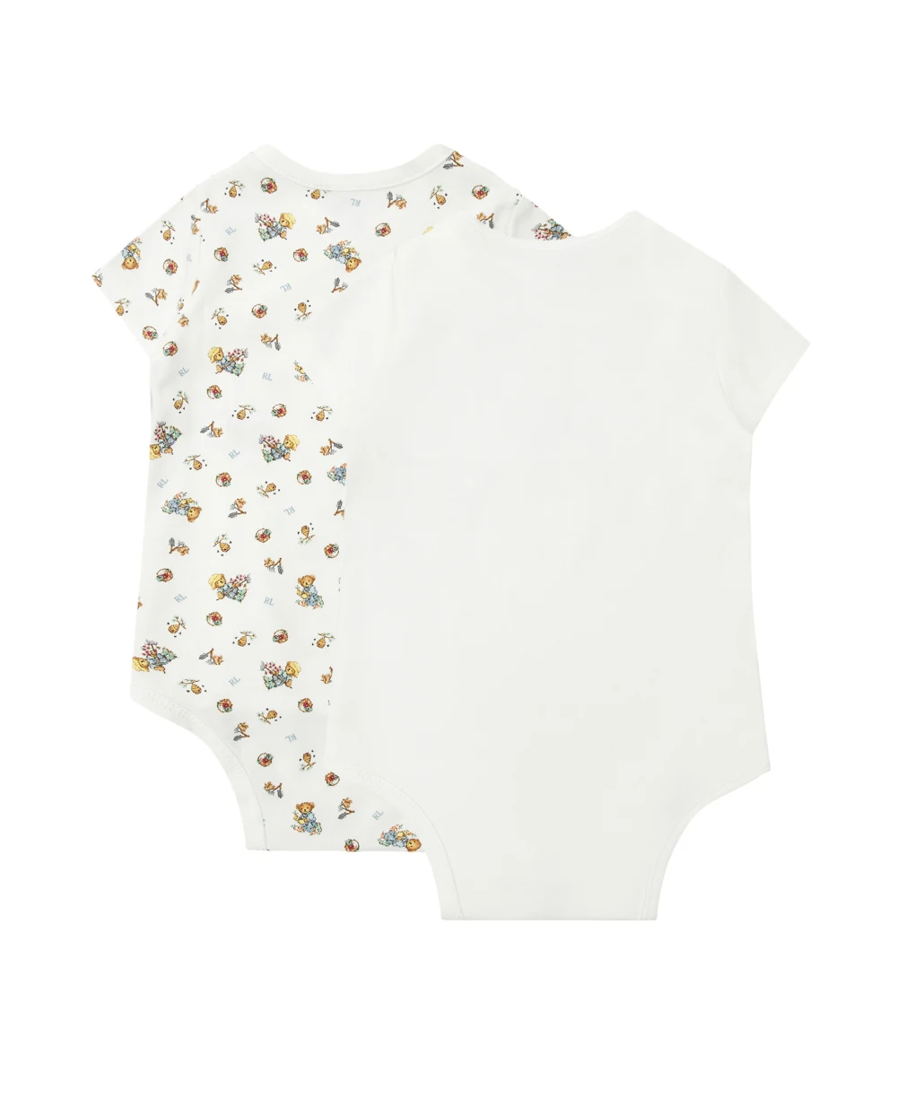 Детское боди Polo Bear (2 шт) Polo Ralph Lauren Kids 320900369001, белый цвет • Купить в интернет-магазине Kameron