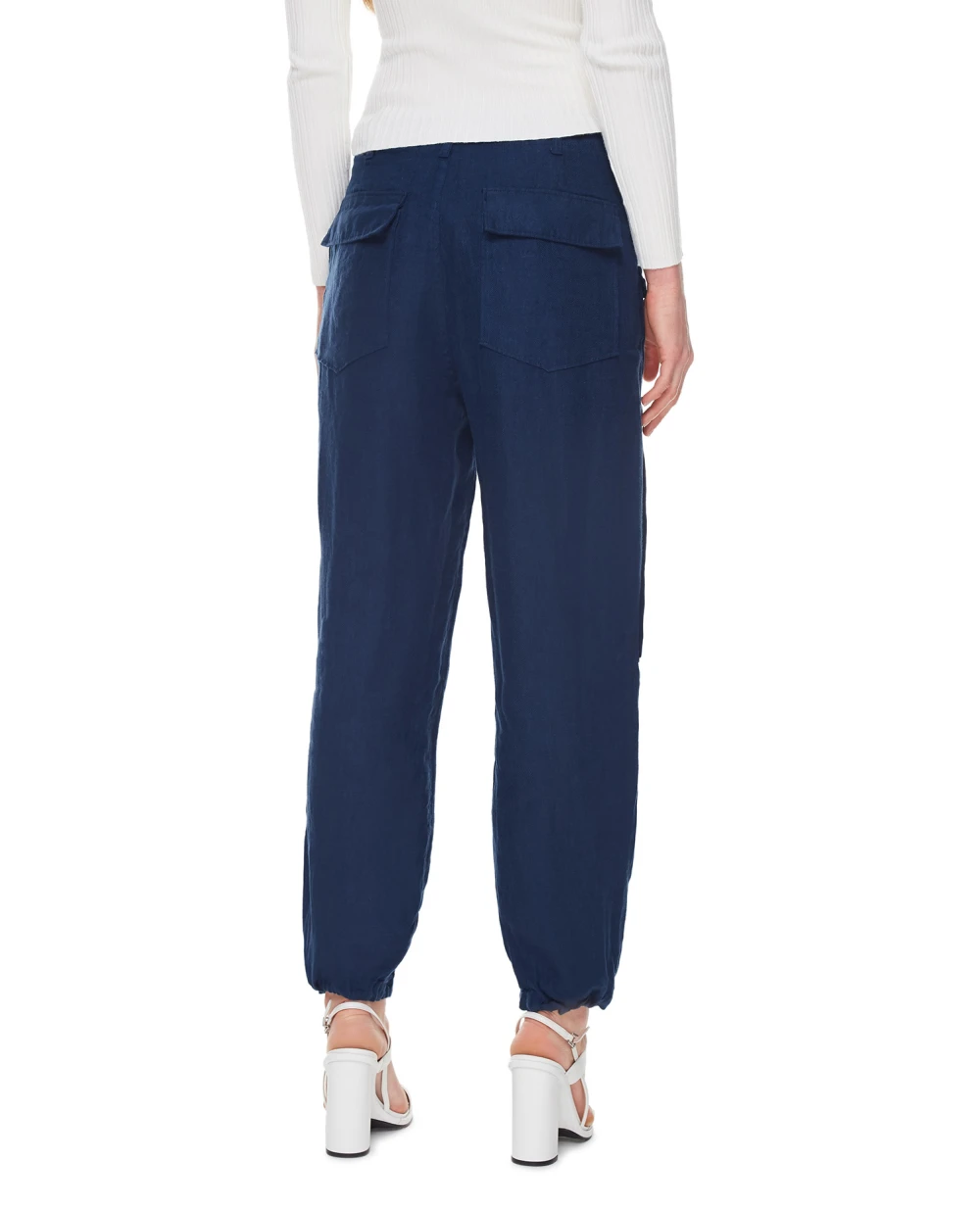 Льняные брюки Polo Ralph Lauren 211833043001, синий цвет • Купить в интернет-магазине Kameron