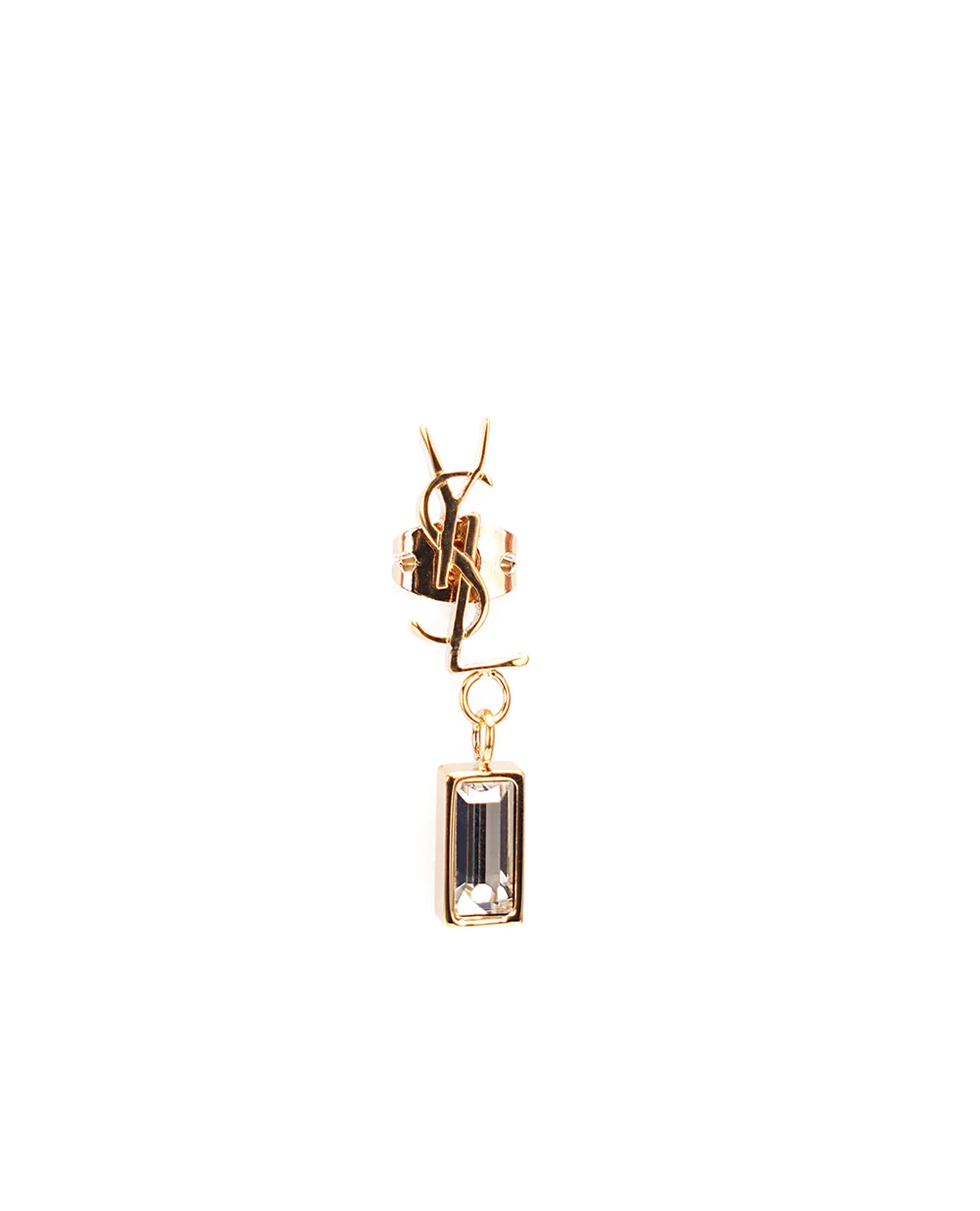 Моно серьга Saint Laurent 746624-Y1526, золотой цвет • Купить в интернет-магазине Kameron