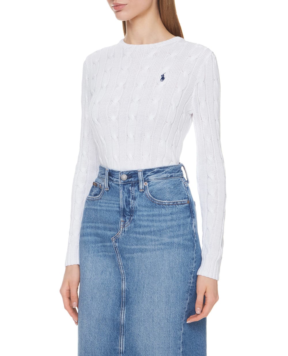 Джемпер Polo Ralph Lauren 211580009005, белый цвет • Купить в интернет-магазине Kameron