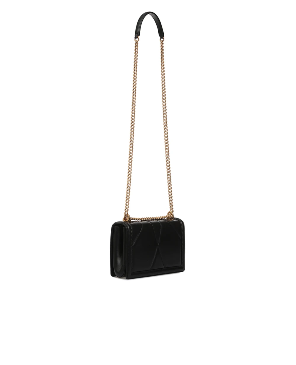 Кожаная сумка Devotion Large Dolce&Gabbana BB6651-AV967, черный цвет • Купить в интернет-магазине Kameron