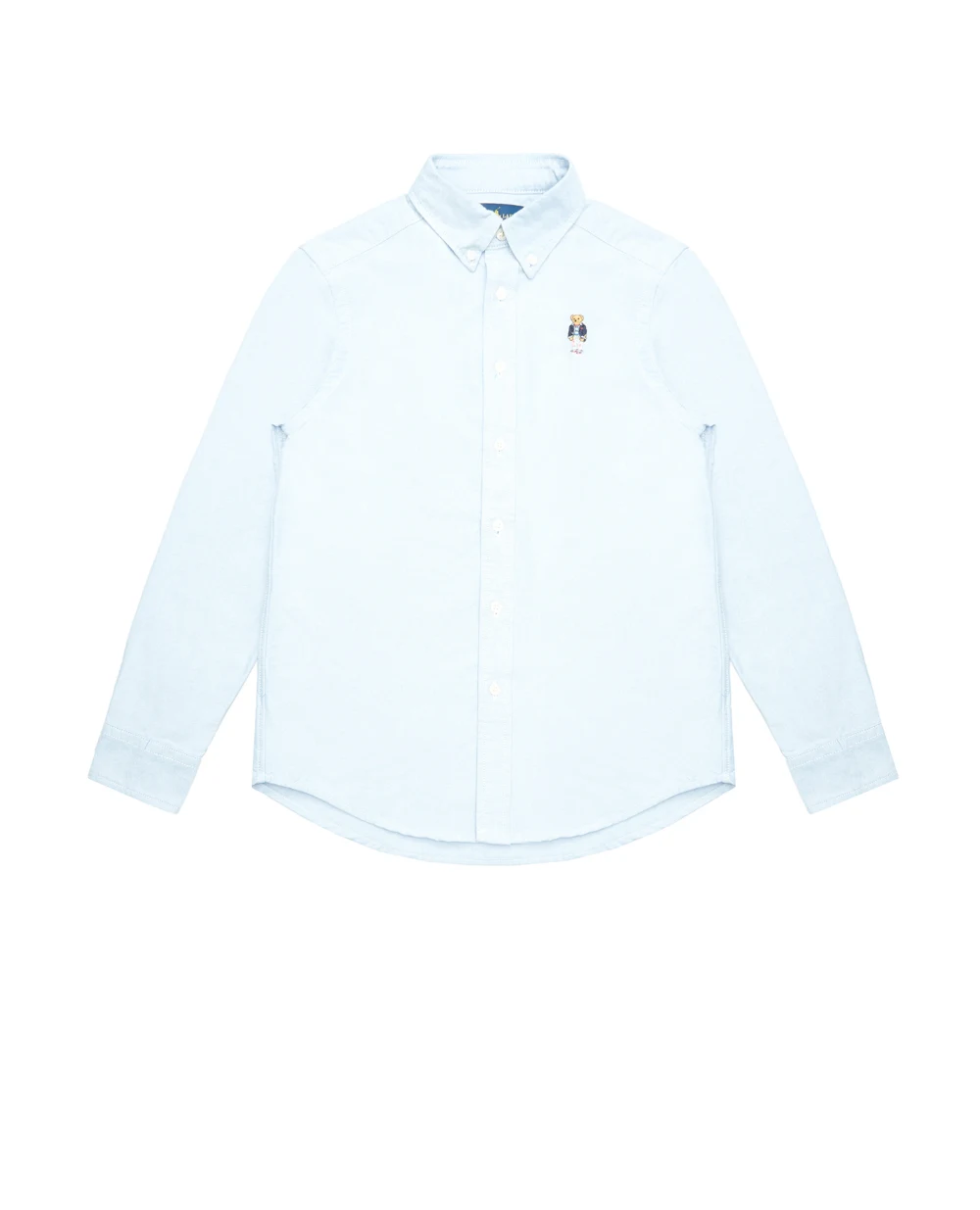 Детская рубашка Polo Ralph Lauren Kids 323858907001, голубой цвет • Купить в интернет-магазине Kameron