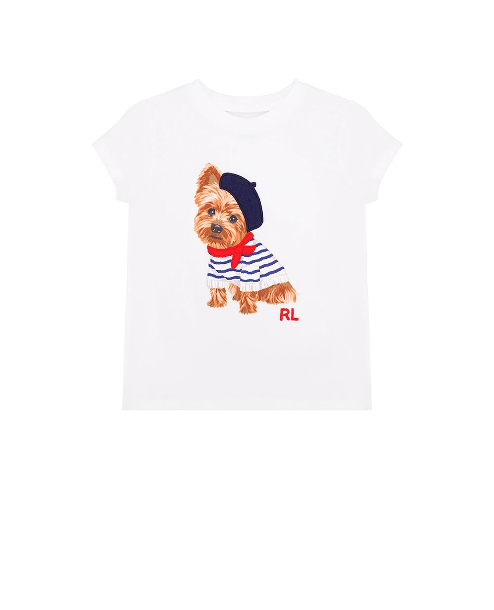 Детская футболка Polo Ralph Lauren Kids 312936025001, белый цвет • Купить в интернет-магазине Kameron