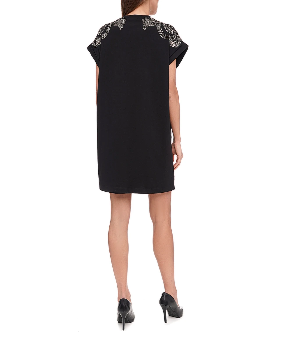Платье Balmain CF1R0100PC17, черный цвет • Купить в интернет-магазине Kameron