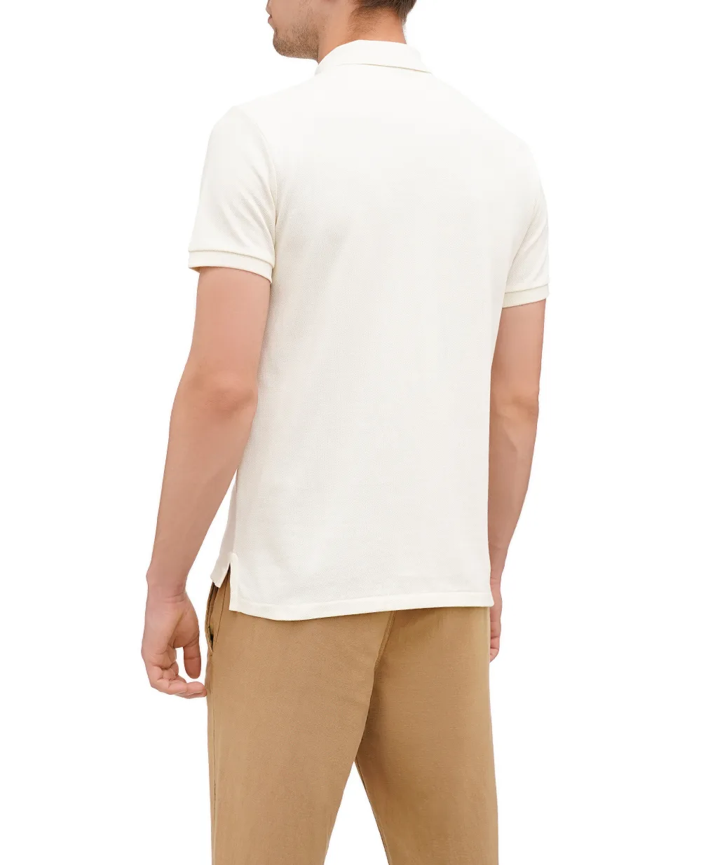 Поло Mesh Polo Ralph Lauren 710680784372, кремовый цвет • Купить в интернет-магазине Kameron