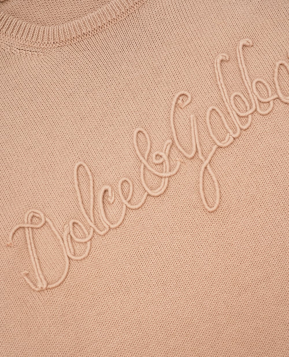 Детский свитшот Dolce&Gabbana Kids L4KWE2-JBCE0-S, бежевый цвет • Купить в интернет-магазине Kameron