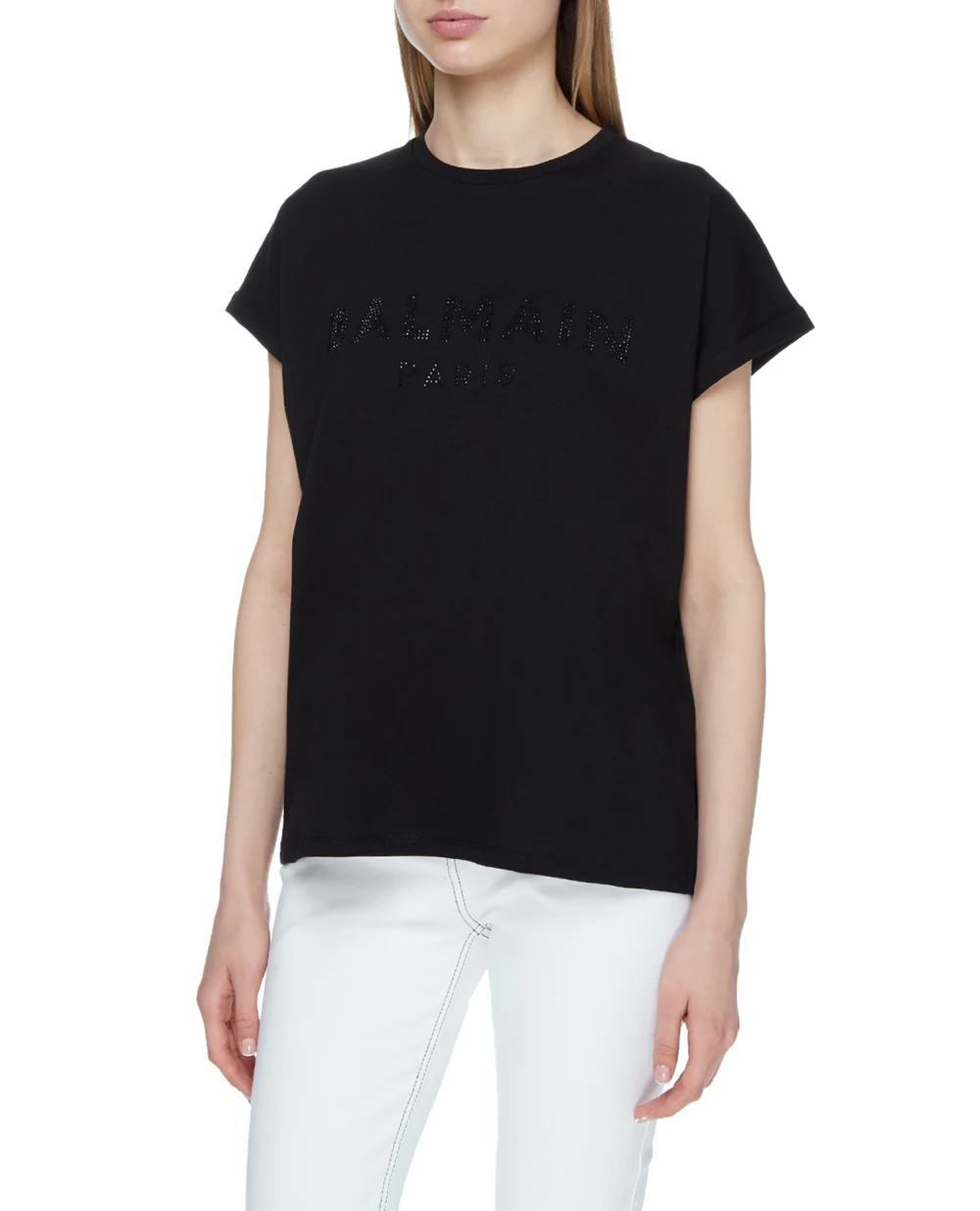 Футболка Balmain VF11351B011, черный цвет • Купить в интернет-магазине Kameron