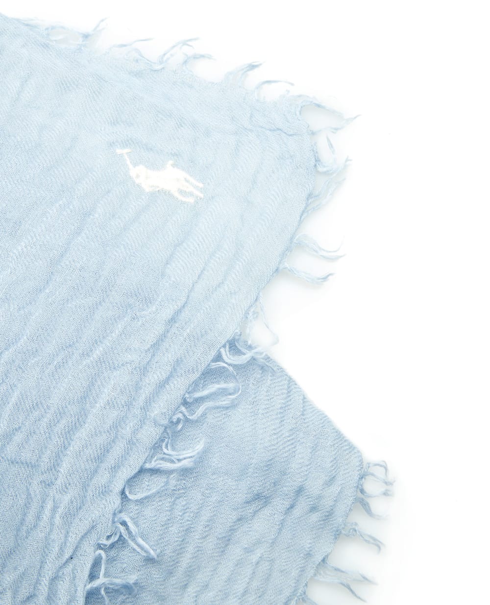 Шарф Polo Ralph Lauren 455842543001, голубой цвет • Купить в интернет-магазине Kameron