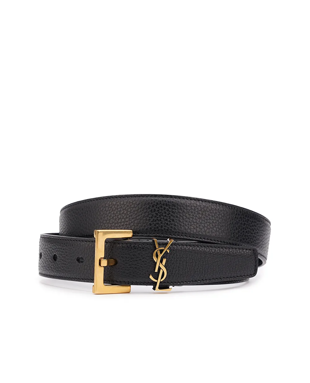 Ремень Saint Laurent 634440-DTI0W, черный цвет • Купить в интернет-магазине Kameron