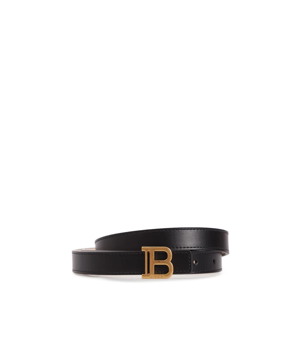 Кожаный ремень Balmain BN1WJ000LVTL, черный цвет • Купить в интернет-магазине Kameron