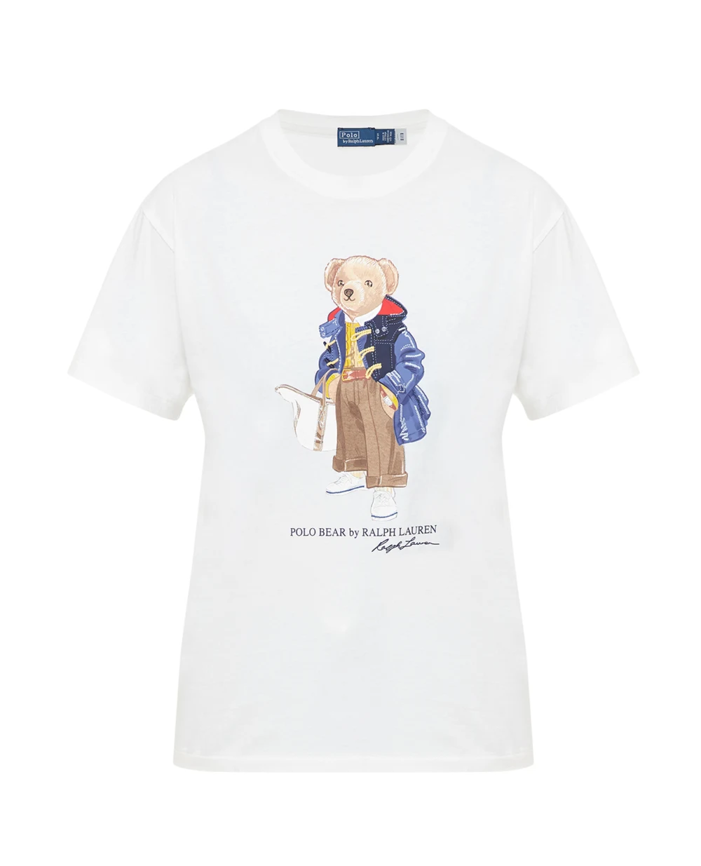 Футболка Polo Bear Polo Ralph Lauren 211910129001, белый цвет • Купить в интернет-магазине Kameron