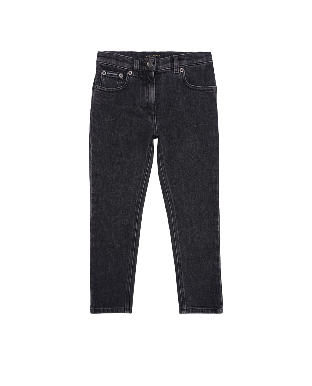 Детские джинсы Dolce&Gabbana Kids L52F76-LDC28-S, черный цвет • Купить в интернет-магазине Kameron