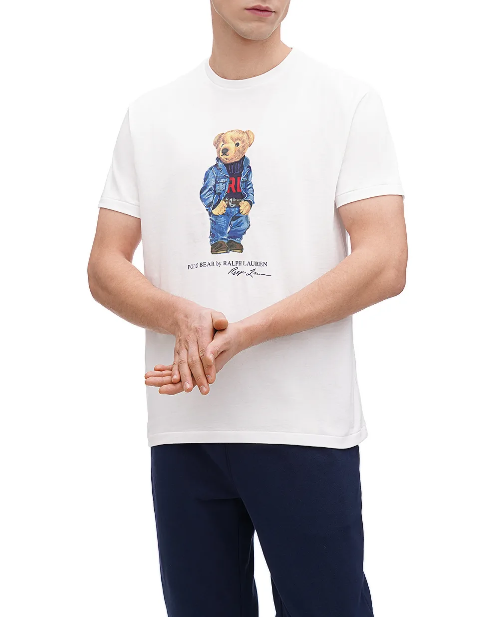 Футболка Polo Bear Polo Ralph Lauren 710854497011, белый цвет • Купить в интернет-магазине Kameron