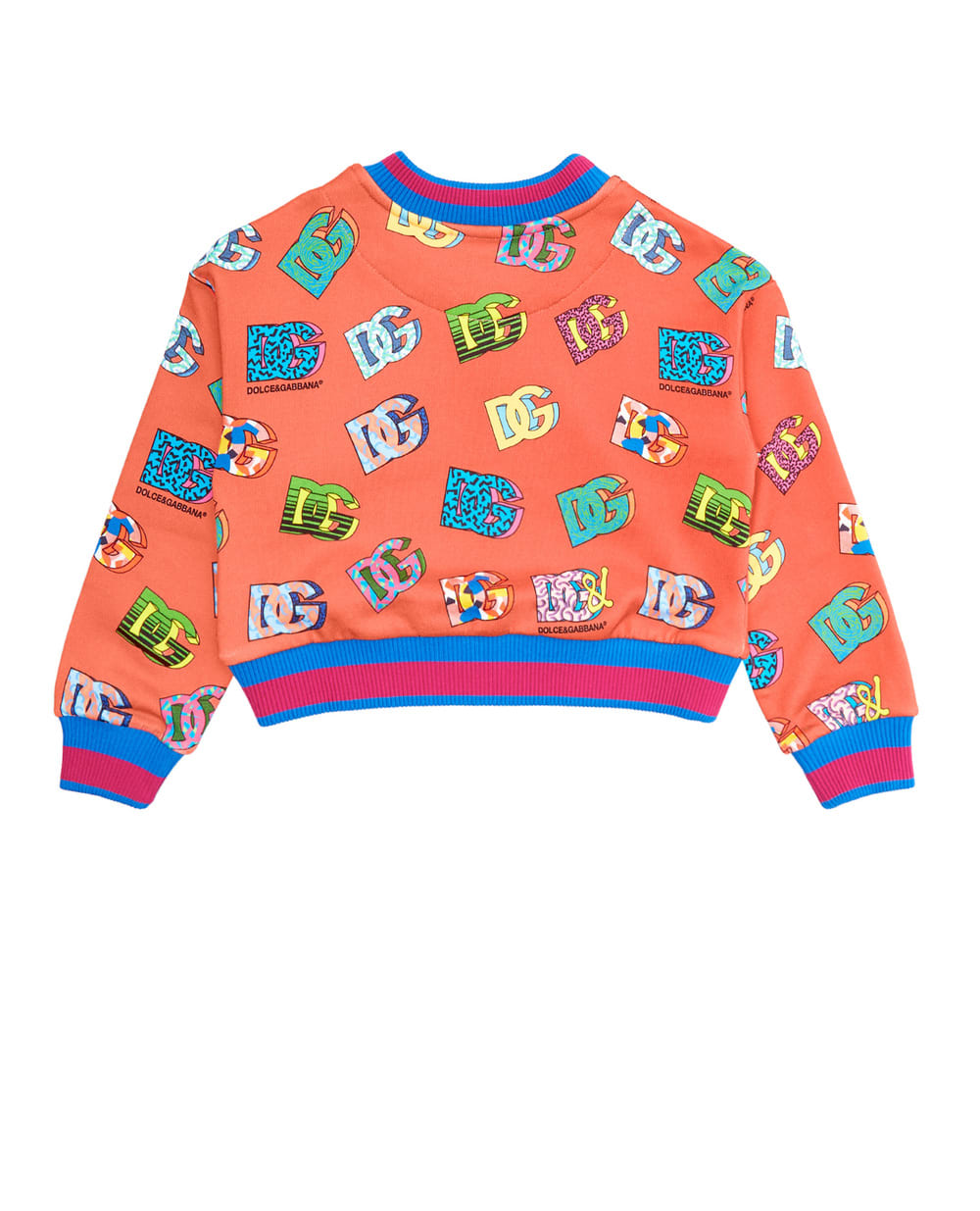 Свитшот Dolce&Gabbana Kids L5JW6E-G7CC3-B, розовый цвет • Купить в интернет-магазине Kameron