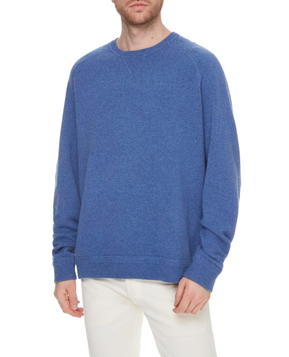 Шерстяной джемпер Polo Ralph Lauren 710669738004, голубой цвет • Купить в интернет-магазине Kameron