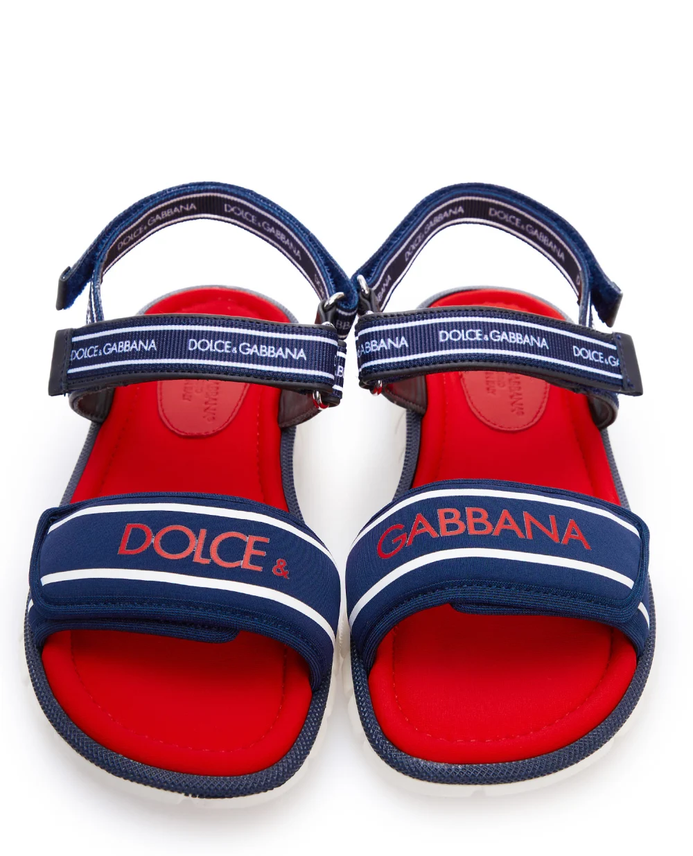 Сандалии Dolce&Gabbana Kids DA0970-AO260-S, синий цвет • Купить в интернет-магазине Kameron