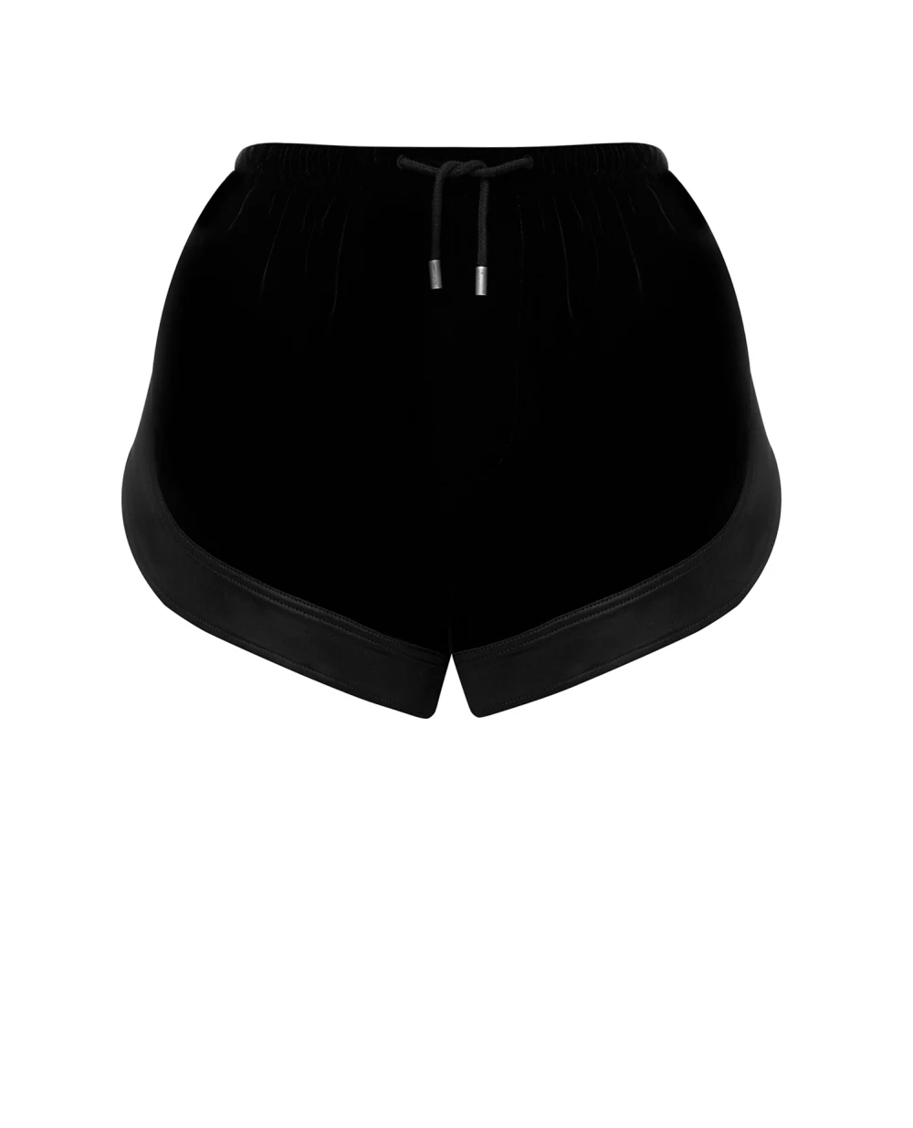 Велюровые шорты Saint Laurent 688165-Y525R, черный цвет • Купить в интернет-магазине Kameron