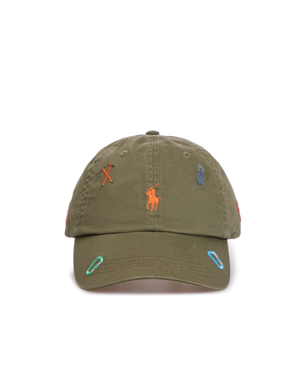 Бейсболка Polo Ralph Lauren 710890551001, оливковый цвет • Купить в интернет-магазине Kameron