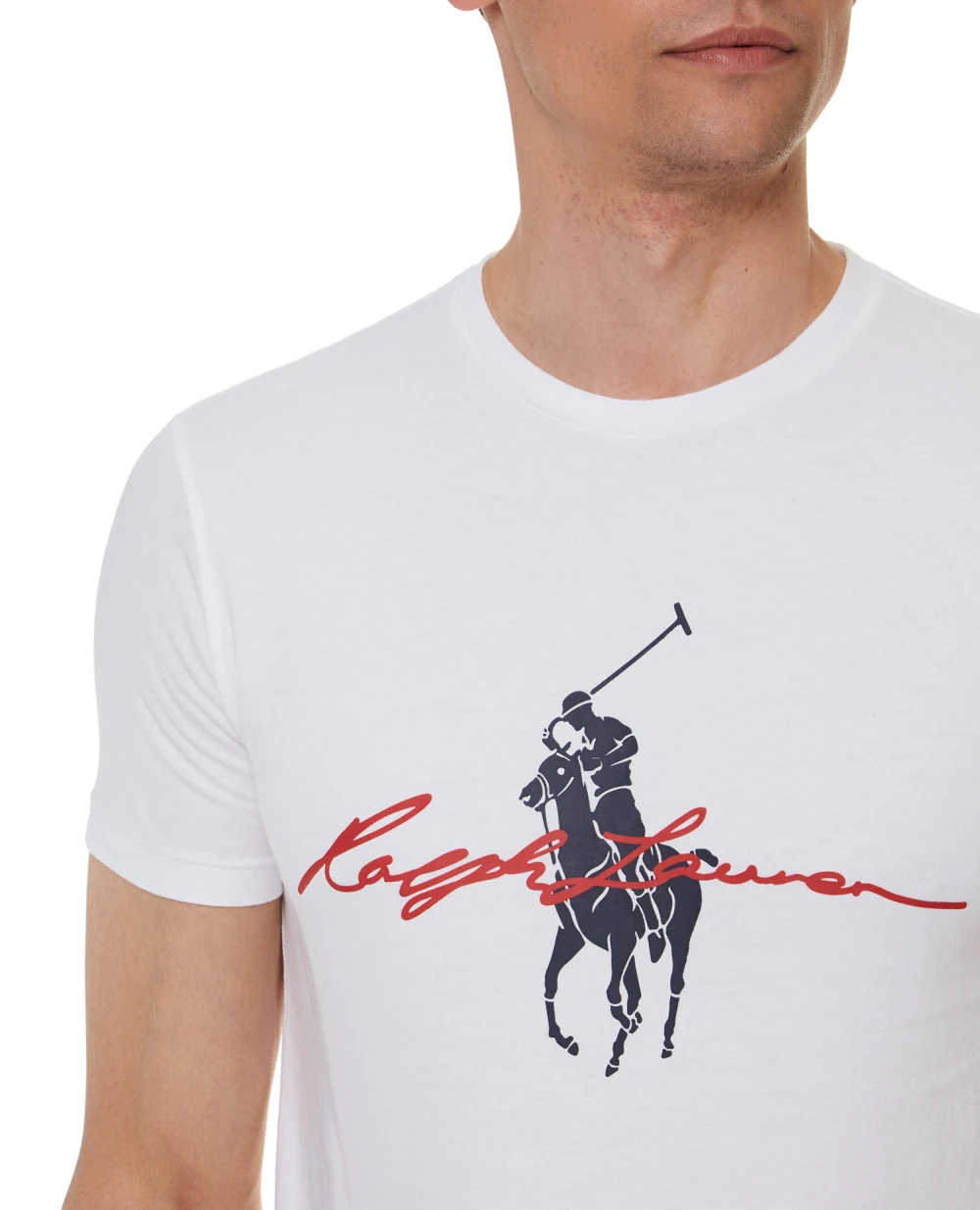 Футболка Polo Ralph Lauren 710839050001, белый цвет • Купить в интернет-магазине Kameron