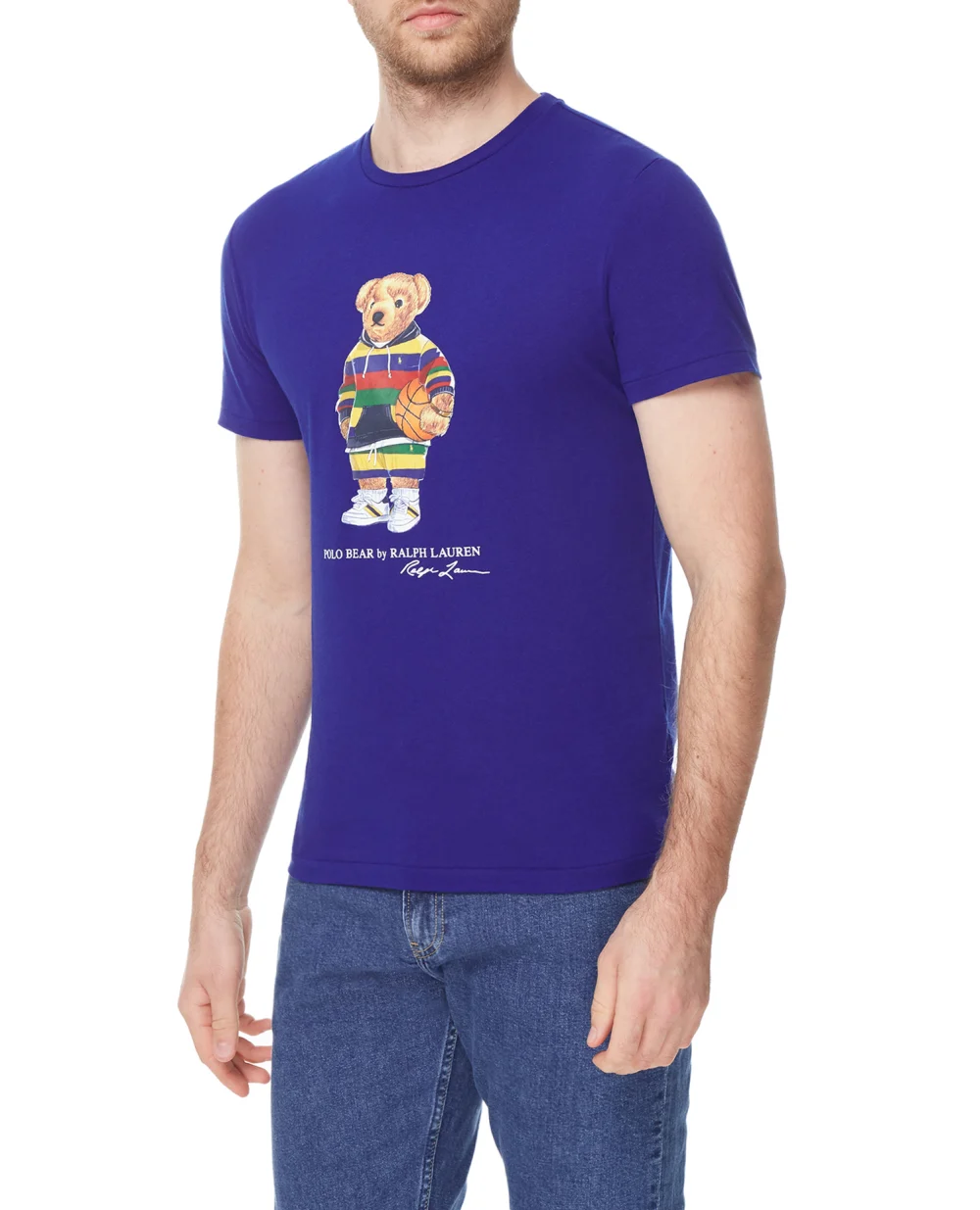 Футболка Polo Bear Polo Ralph Lauren 710853310012, синий цвет • Купить в интернет-магазине Kameron