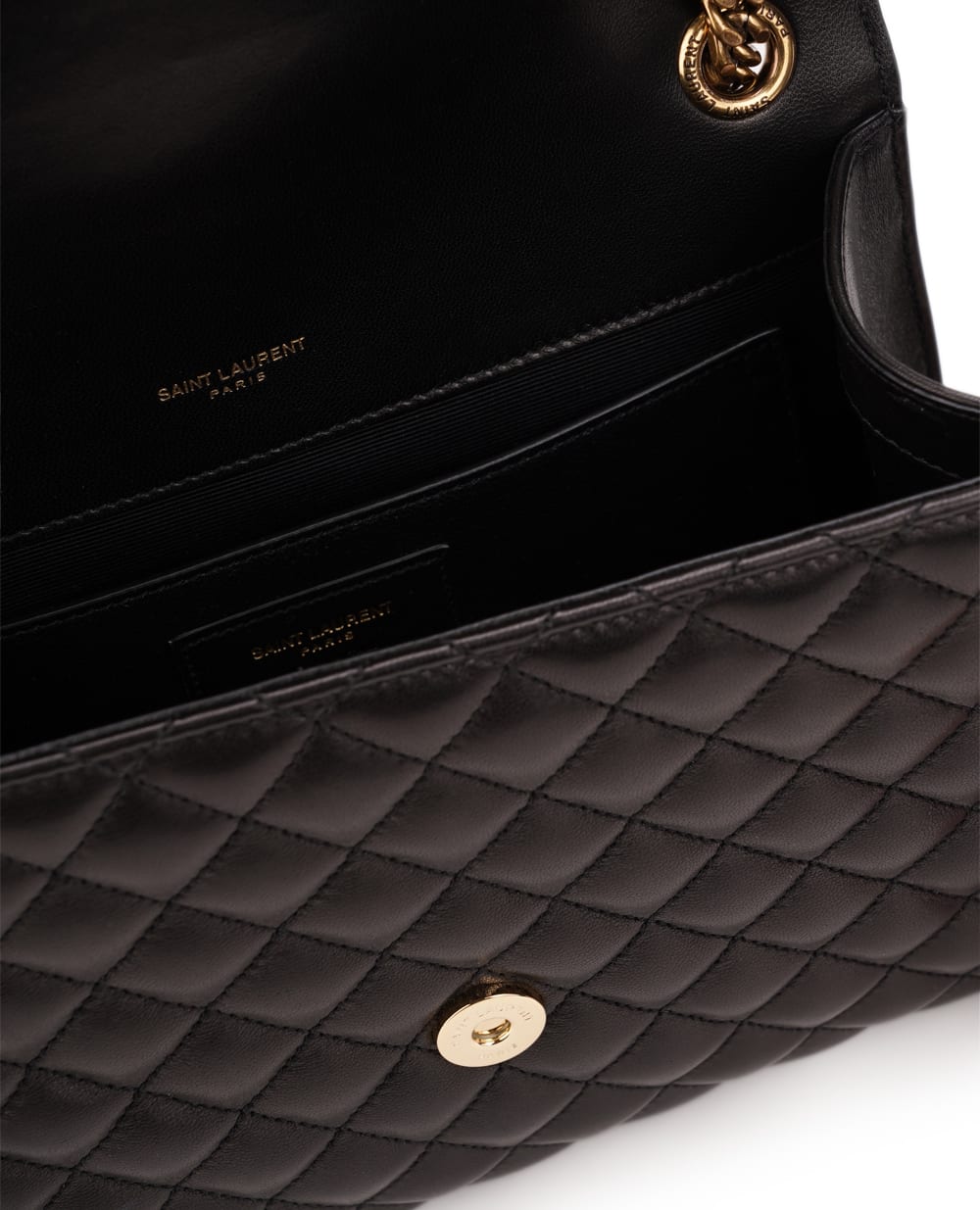 Кожаная сумка Medium Saint Laurent 600185-AABZO, черный цвет • Купить в интернет-магазине Kameron
