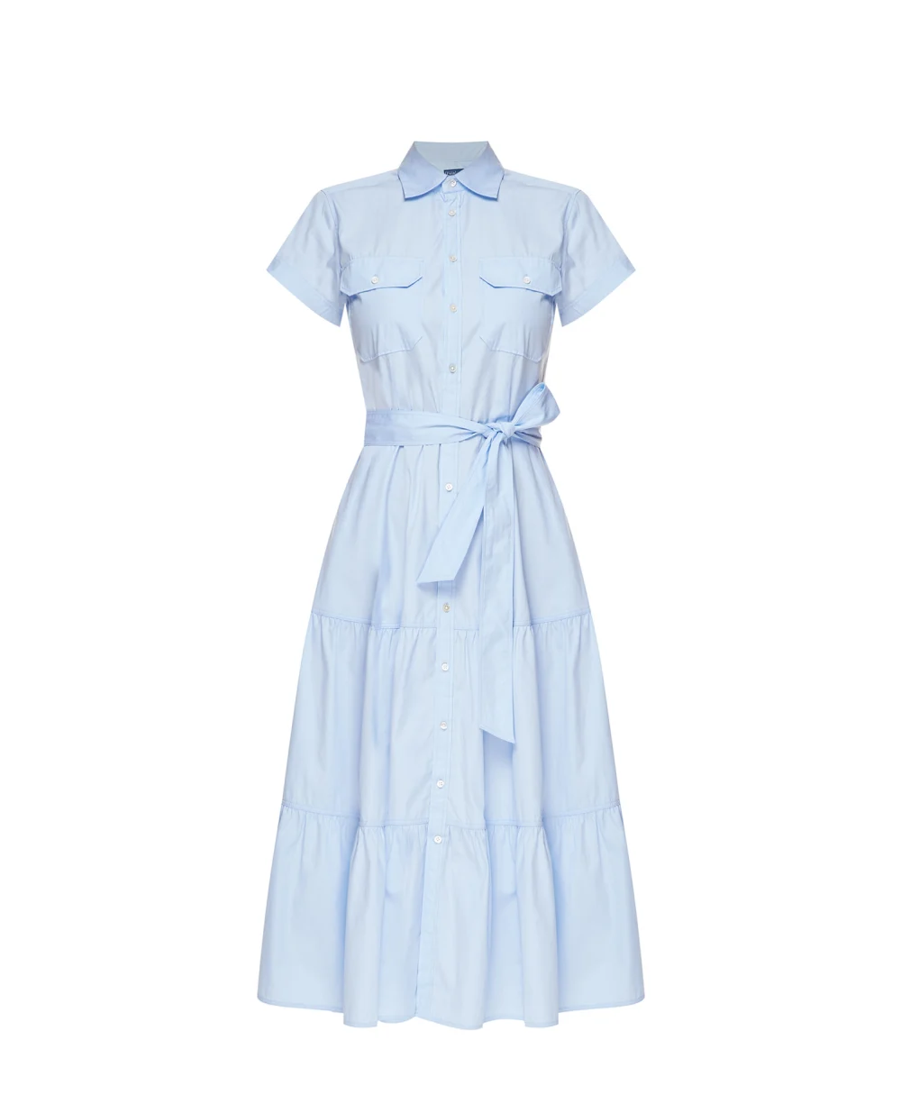 Платье Polo Ralph Lauren 211904864002, голубой цвет • Купить в интернет-магазине Kameron