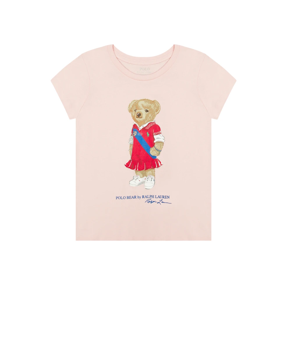 Детская футболка Polo Bear Polo Ralph Lauren Kids 312838265002, розовый цвет • Купить в интернет-магазине Kameron