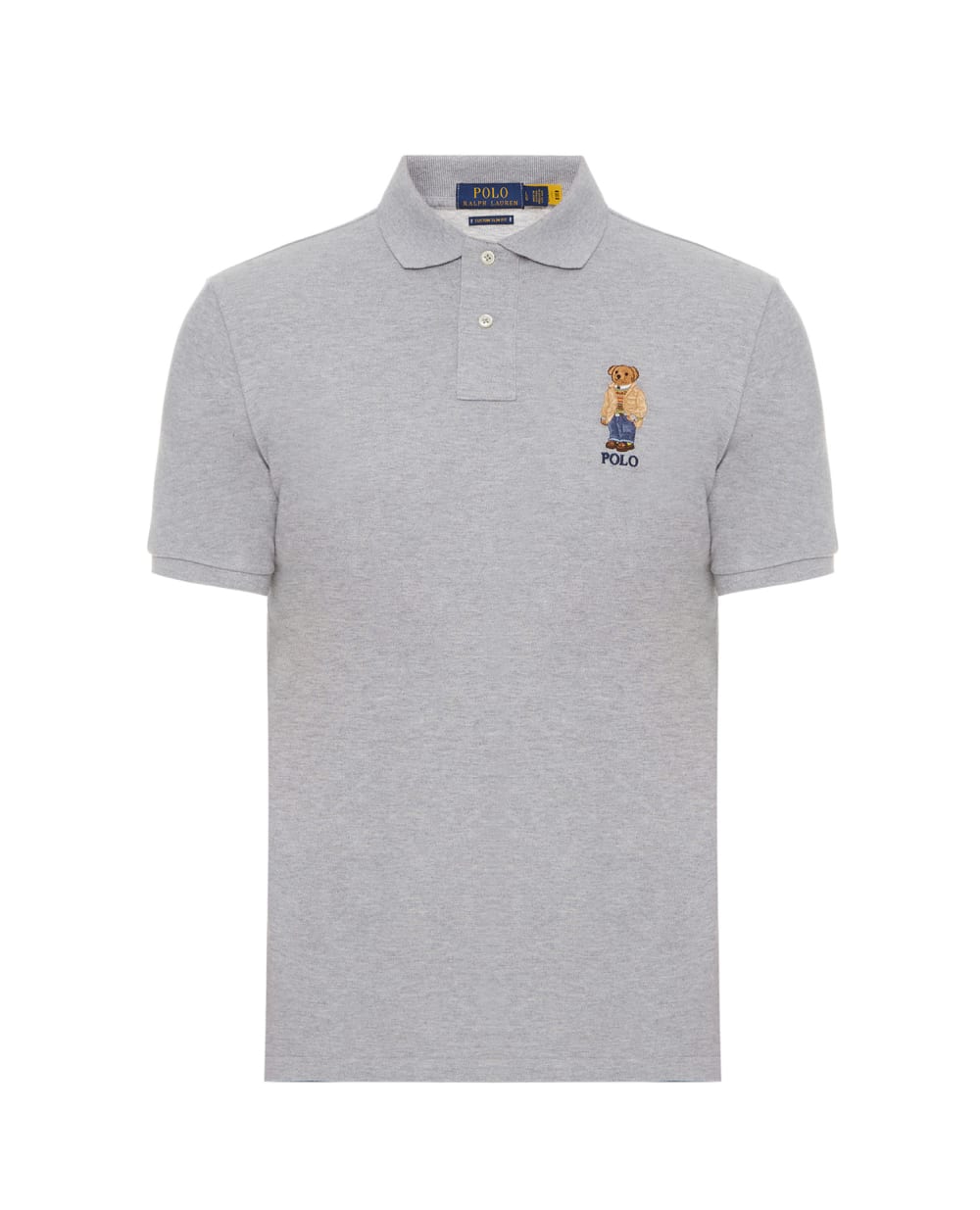 Поло Polo Ralph Lauren 710829164003, серый цвет • Купить в интернет-магазине Kameron