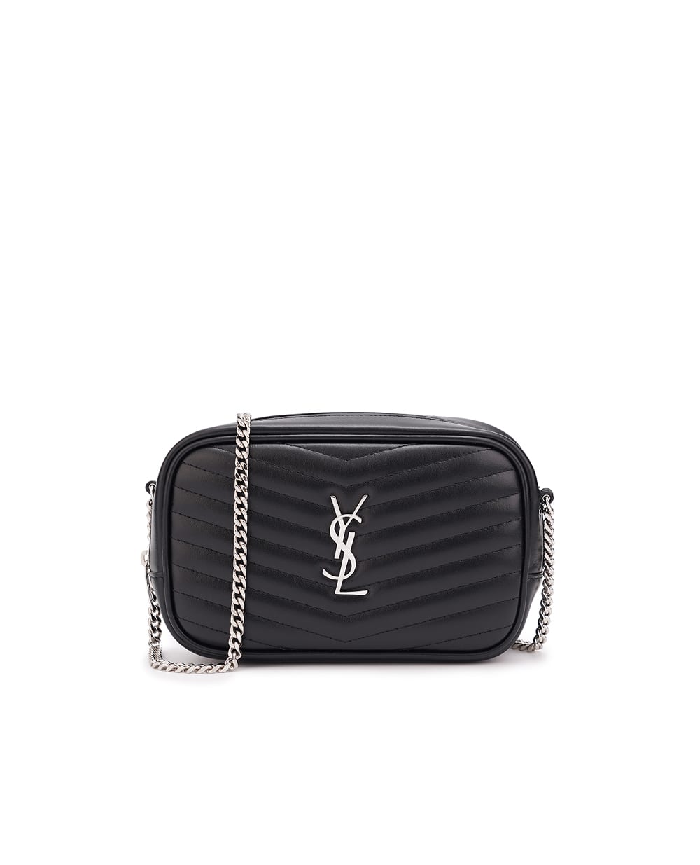 Кожаная сумка Lou Mini Saint Laurent 748849-DV702, черный цвет • Купить в интернет-магазине Kameron
