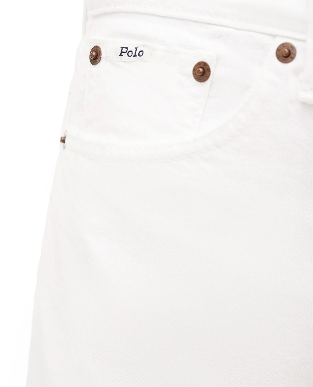 Джинсові шорти Polo Ralph Lauren 211934947001, білий колір • Купити в інтернет-магазині Kameron