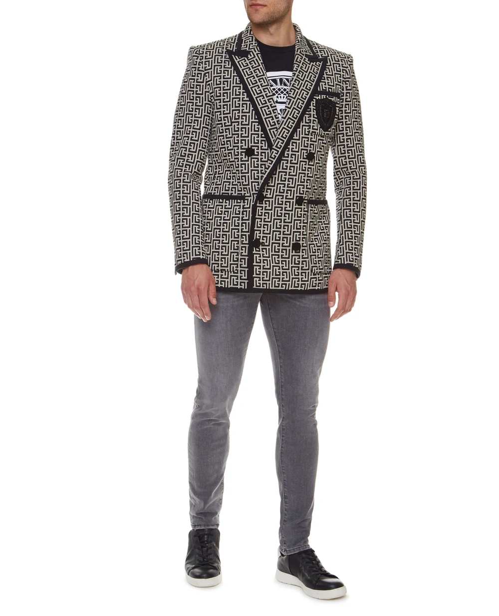 Блейзер Balmain WH1SI071982J, разноцветный цвет • Купить в интернет-магазине Kameron