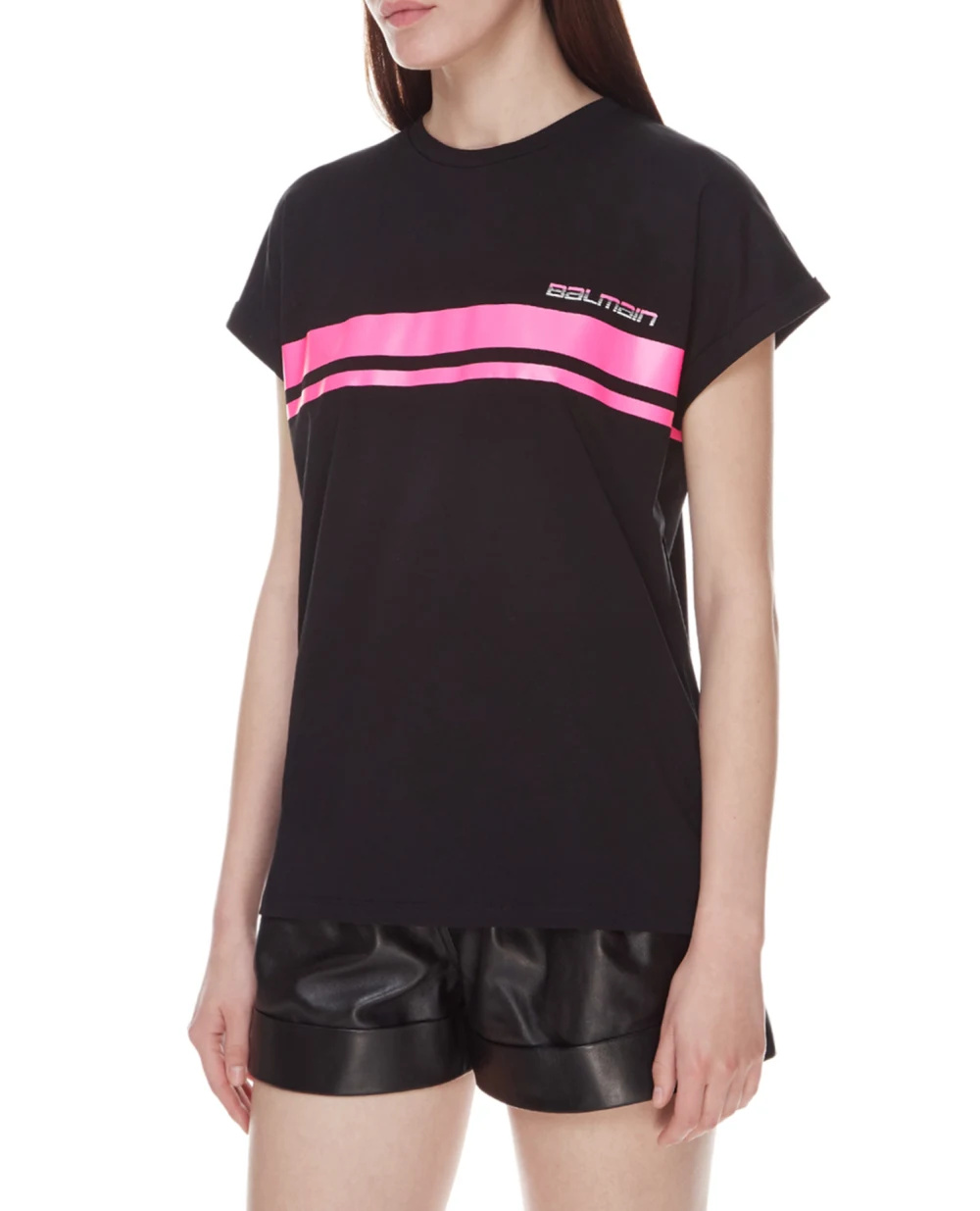 Футболка Balmain WF2EF010B099, черный цвет • Купить в интернет-магазине Kameron